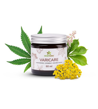 Maść konopna VARICARE Hemp King na naczynka 60 ml.