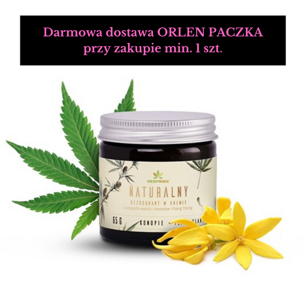 Dezodorant 100% naturalny Hempking w kremie YLANG YLANG