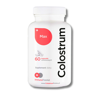 Colostrum Max  500 mg 60 kapsułek 40% IgG