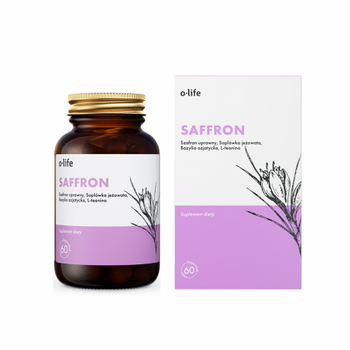 Saffron szafran Organic Life 60 kapsułek